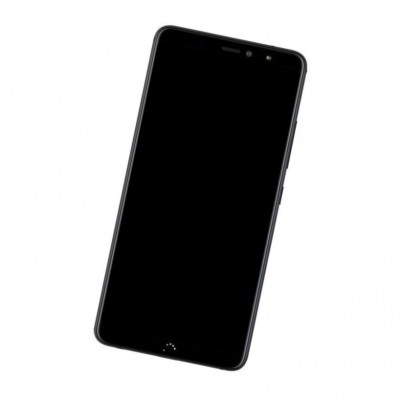 Camera Lens Glass with Frame for BQ Aquaris X2 Pro Silver