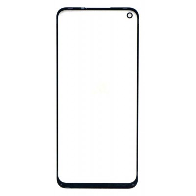 Replacement Front Glass For Realme Narzo 30 Blue By - Maxbhi Com