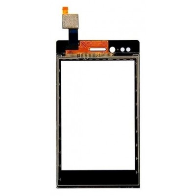 Touch Screen Digitizer For Sony Xperia Miro St23a White Gold By - Maxbhi Com