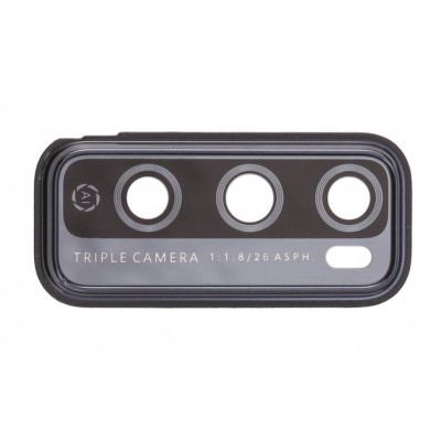 Camera Lens Glass With Frame For Huawei Enjoy 20 Pro Silver By - Maxbhi Com