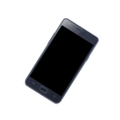 Camera Lens Glass with Frame for Samsung Galaxy S2 Plus Blue