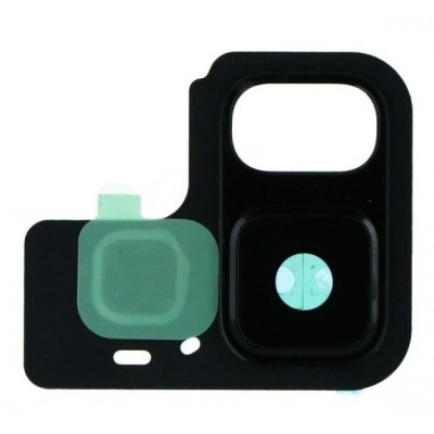 Camera Lens Glass With Frame For Samsung Galaxy A5 2018 White By - Maxbhi Com