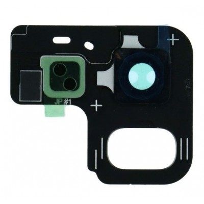 Camera Lens Glass With Frame For Samsung Galaxy A5 2018 White By - Maxbhi Com