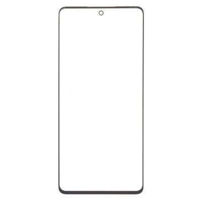 Replacement Front Glass For Samsung Galaxy M53 5g Black By - Maxbhi Com