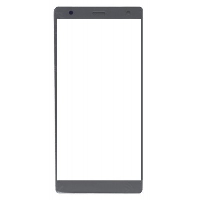 Replacement Front Glass For Sony Xperia Xz2 Silver By - Maxbhi Com
