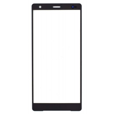 Replacement Front Glass For Sony Xperia Xz2 Silver By - Maxbhi Com
