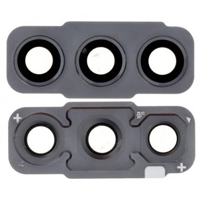 Camera Lens Glass with Frame for Samsung Galaxy S21 FE 5G Black