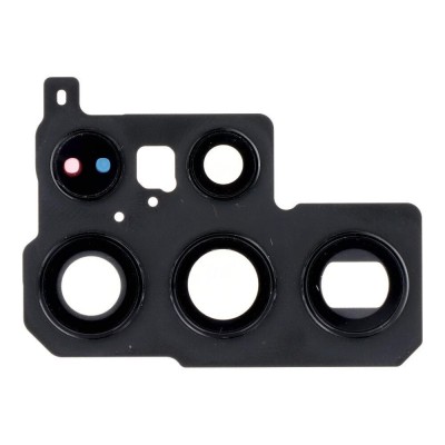 Camera Lens Glass With Frame For Samsung Galaxy S22 Ultra 5g White By - Maxbhi Com