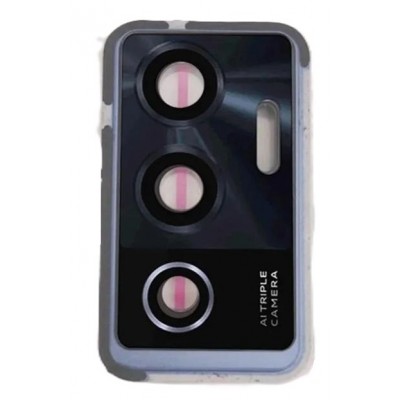 Camera Lens Glass With Frame For Vivo V23e 5g Black By - Maxbhi Com
