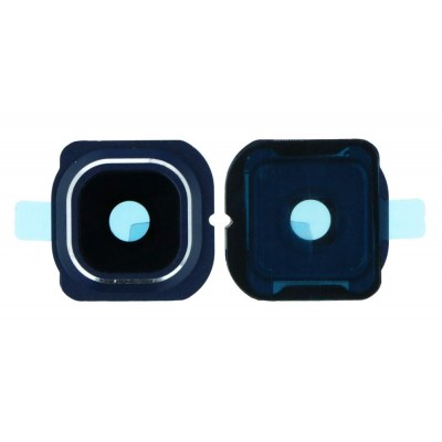 Camera Lens Glass with Frame for Samsung Galaxy S6 Edge Black