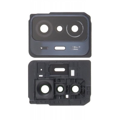 Camera Lens Glass with Frame for Xiaomi 11T Black