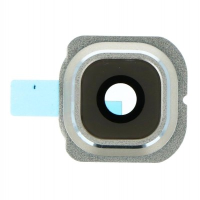 Camera Lens Glass With Frame For Samsung Galaxy S6 Edge Gold By - Maxbhi Com