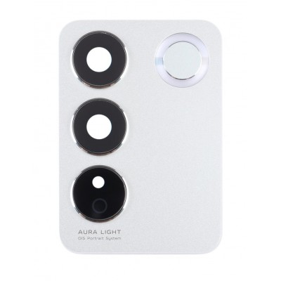 Camera Lens Glass With Frame For Vivo V27 White By - Maxbhi Com
