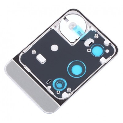 Camera Lens Glass With Frame For Vivo V27 White By - Maxbhi Com