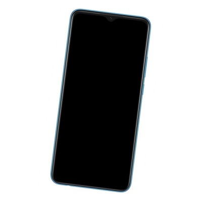 Camera Lens Glass with Frame for Oppo A16K Blue