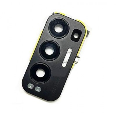 Camera Lens Glass with Frame for Oppo Find X3 Neo Black