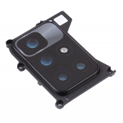 Camera Lens Glass with Frame for Xiaomi Redmi Note 11 4G Black