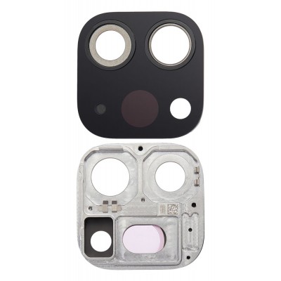 Camera Lens Glass With Frame For Apple Ipad Pro 12 9 2021 Silver By - Maxbhi Com