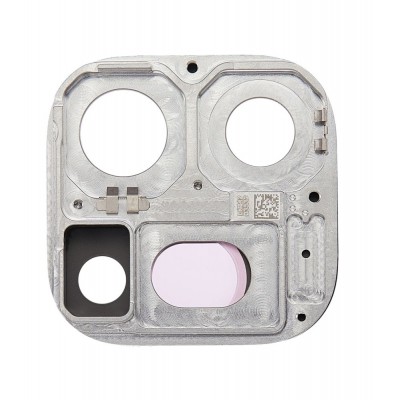 Camera Lens Glass With Frame For Apple Ipad Pro 12 9 2021 Silver By - Maxbhi Com