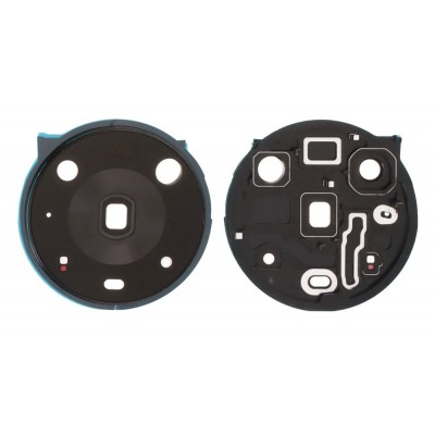 Camera Lens Glass With Frame For Honor Magic 4 Pro Cyan By - Maxbhi Com