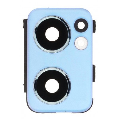 Camera Lens Glass With Frame For Oppo Find X5 Lite Blue By - Maxbhi Com