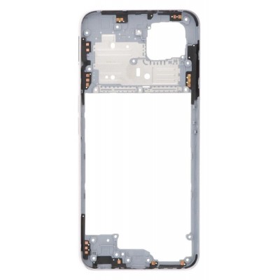 Middle Frame Ring Only For Oppo Reno4 Z 5g White By - Maxbhi Com