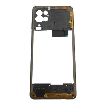 Middle Frame Ring Only For Samsung Galaxy M62 Black By - Maxbhi Com
