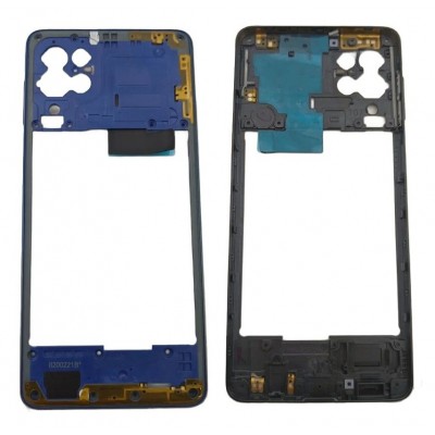 Middle Frame Ring Only For Samsung Galaxy M62 Blue By - Maxbhi Com