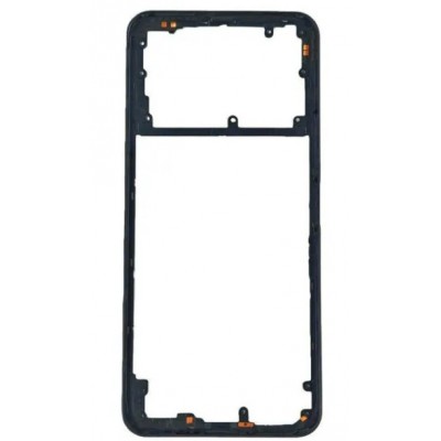 Middle Frame Ring Only For Vivo Y33t Black By - Maxbhi Com