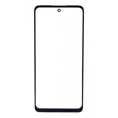 Replacement Front Glass For Motorola Moto E22s Black By - Maxbhi Com
