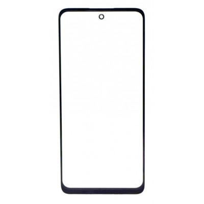 Replacement Front Glass For Motorola Moto E22s Black By - Maxbhi Com