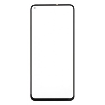 Replacement Front Glass For Xiaomi Mi 10t Black By - Maxbhi Com