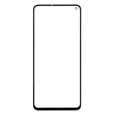 Replacement Front Glass For Xiaomi Mi 10t Black By - Maxbhi Com