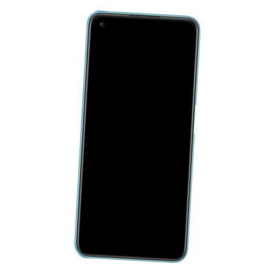 Camera Lens Glass with Frame for Oppo A36 Blue