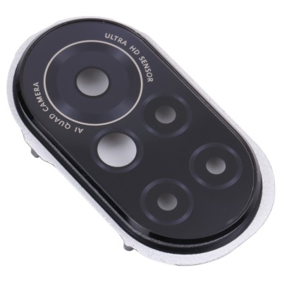 Camera Lens Glass With Frame For Huawei Nova 8 White By - Maxbhi Com
