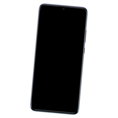 Camera Lens Glass with Frame for ZTE Blade A51 Black