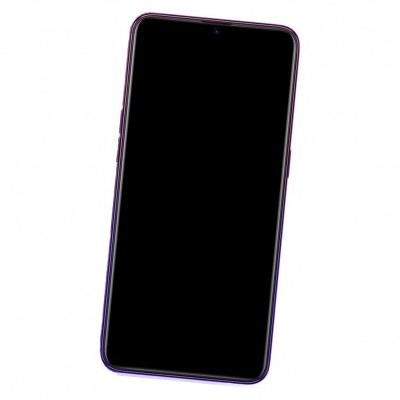 Camera Lens Glass with Frame for Oppo A7x Black