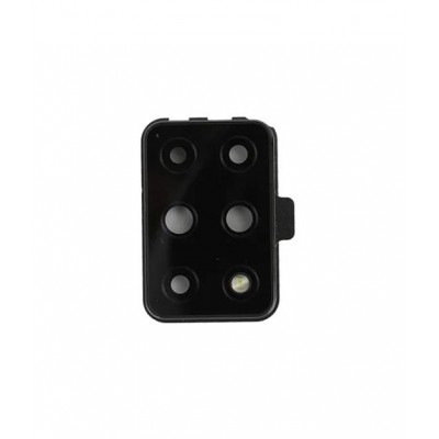 Camera Lens Glass with Frame for Cubot X30 Black