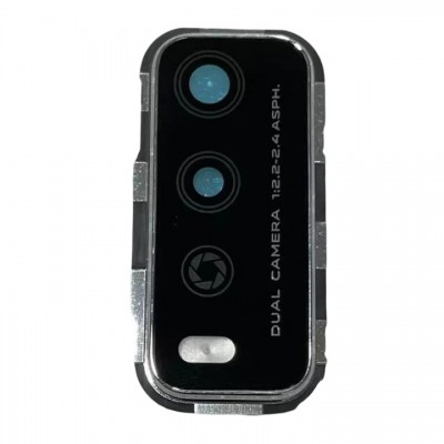 Camera Lens Glass With Frame For Vivo Y30g Black By - Maxbhi Com