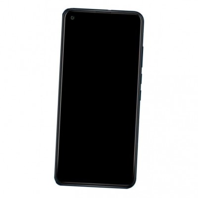 Camera Lens Glass with Frame for Wiko View 5 Black