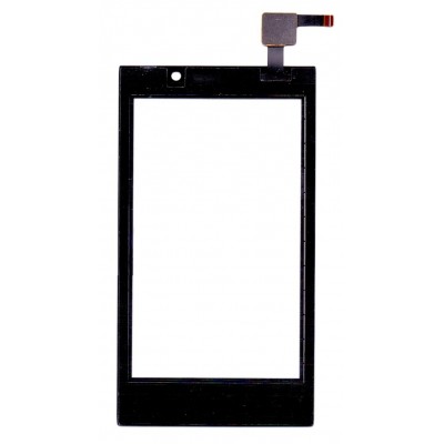 Touch Screen Digitizer For Lyf Flame 3 Black By - Maxbhi Com