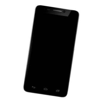 Camera Lens Glass with Frame for Alcatel One Touch Idol OT-6030D Black