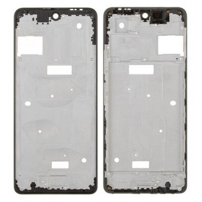 Lcd Frame Middle Chassis For Tecno Pova 5 Black By - Maxbhi Com