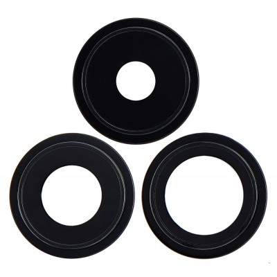 Camera Lens Glass with Frame for Apple iPhone 14 Pro Black