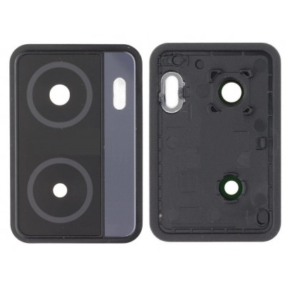 Camera Lens Glass With Frame For Oneplus Nord N20 Se White By - Maxbhi Com