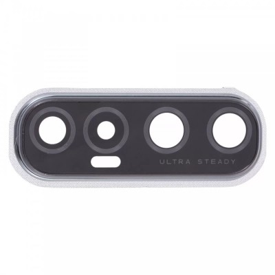 Camera Lens Glass With Frame For Huawei Nova 8 5g Black By - Maxbhi Com