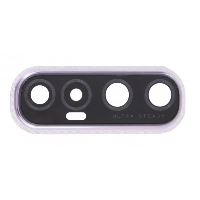 Camera Lens Glass With Frame For Oppo Reno 3 Pro 5g White By - Maxbhi Com