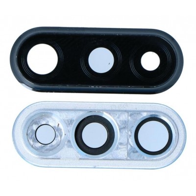 Camera Lens Glass With Frame For Huawei Nova 4e Black By - Maxbhi Com