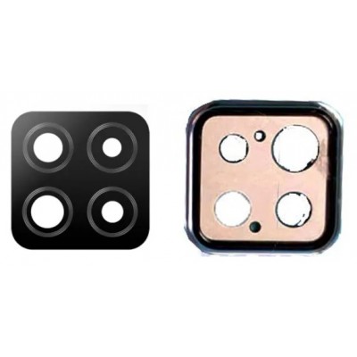 Camera Lens Glass With Frame For Oppo A72 5g Black By - Maxbhi Com
