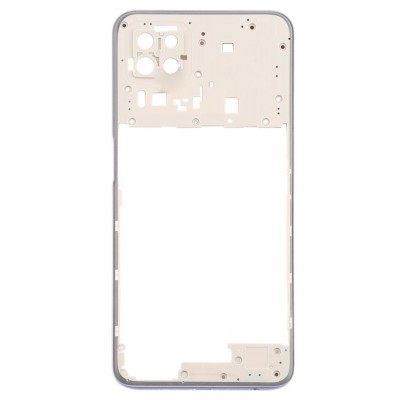 Middle Frame Ring Only For Oppo A72 5g White By - Maxbhi Com